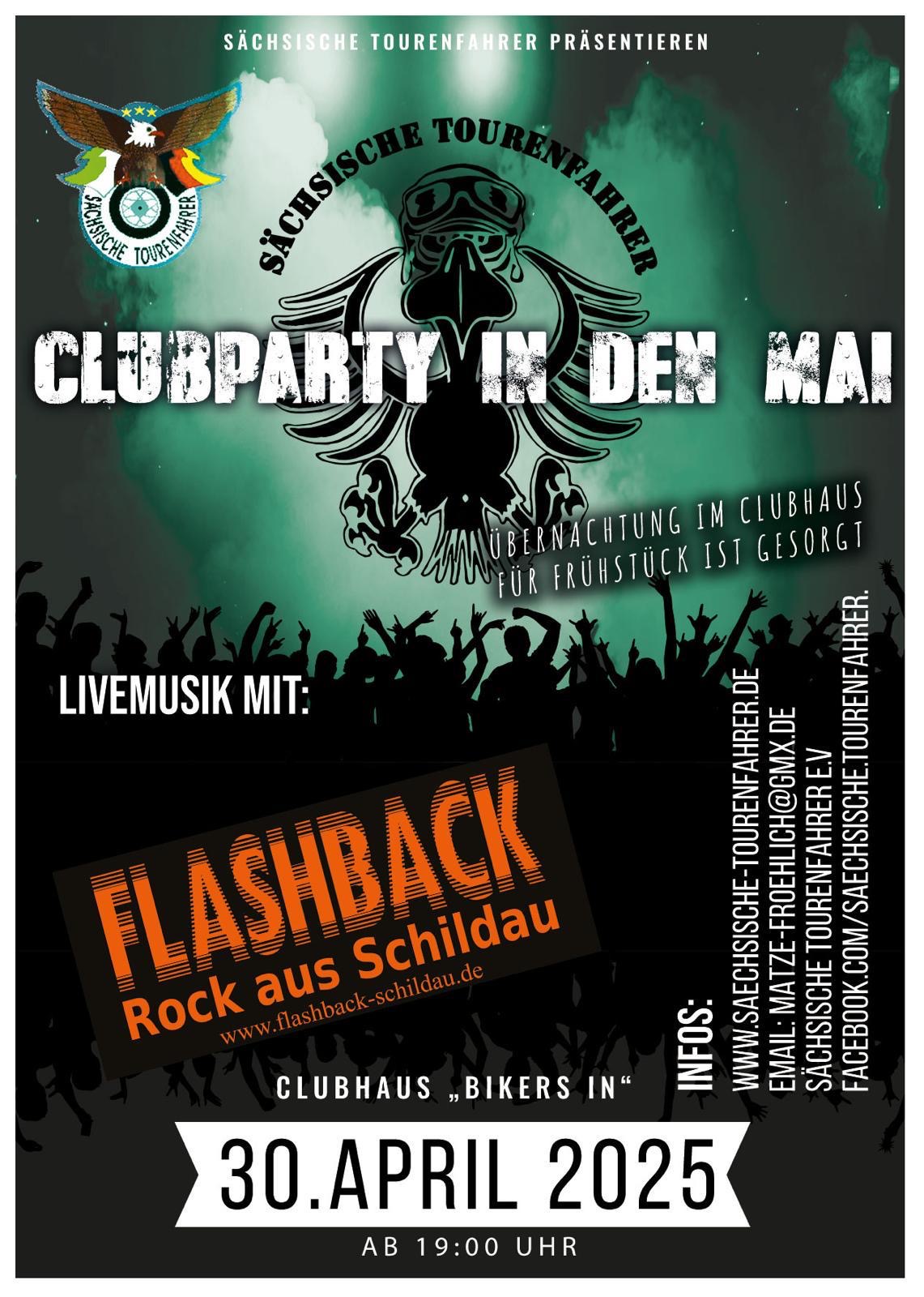Clubparty in den Mai